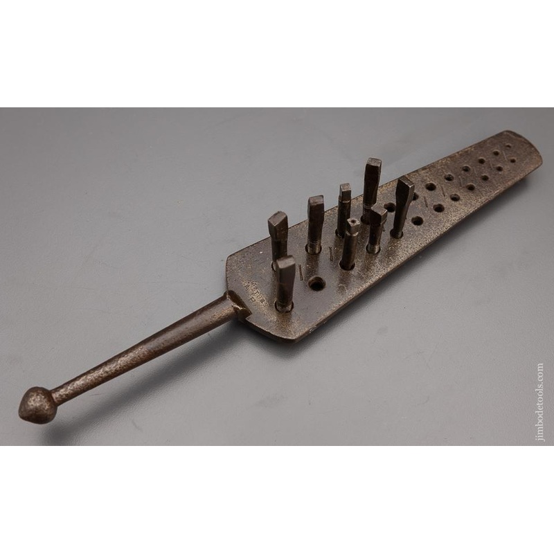 STUBBS Fancy Screw Plate with Taps 12 inch – 98295