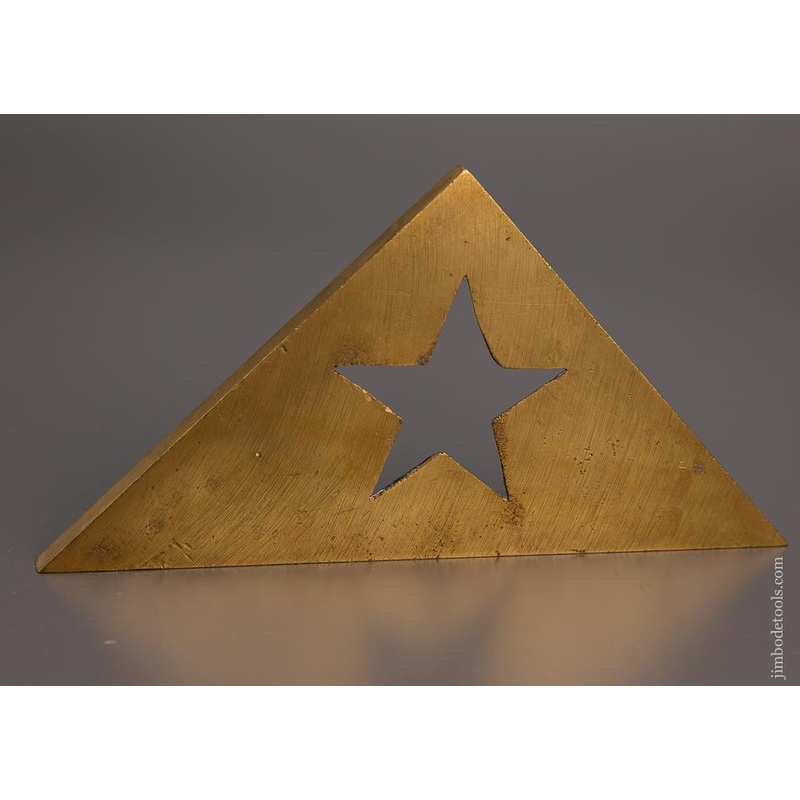Unusual STAR TOOL CO. ? Brass 6 Inch Square – 98080