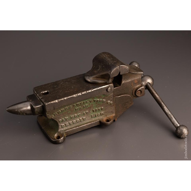 Rare 2 3/8 Inch CHENEY ANVIL & VISE CO. No. 10 Anvil Vise – 98254