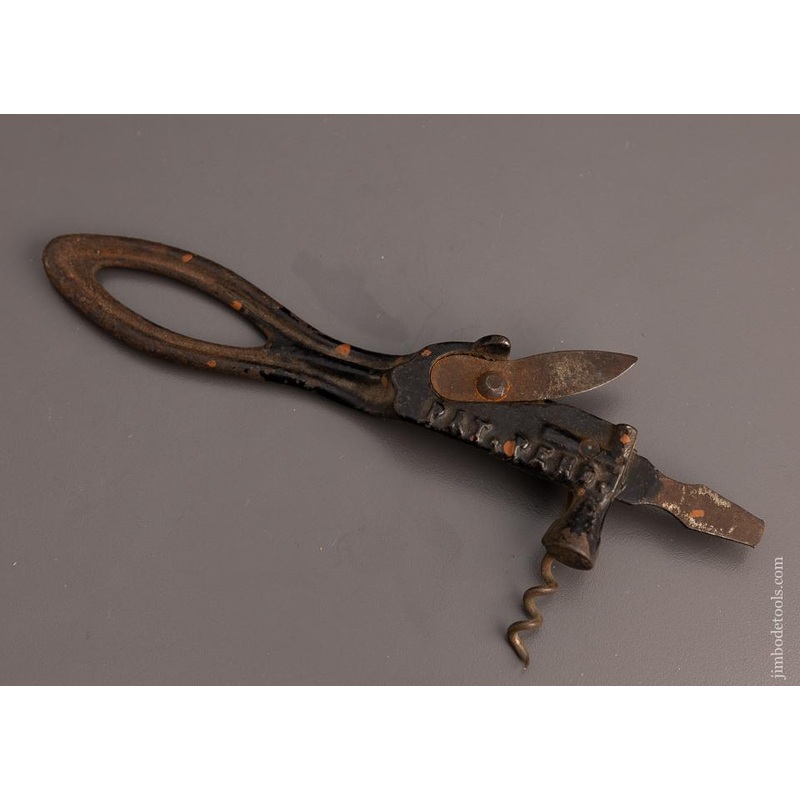 Rare Patented Combination Tool Hammer, Screwdriver, etc. 7 1/4 Inch – 98328