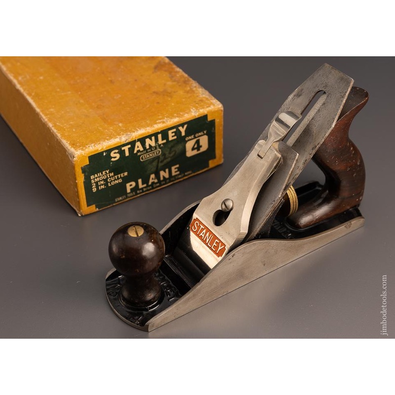 STANLEY No. 4 Smooth Plane Near Mint in Box – 98106