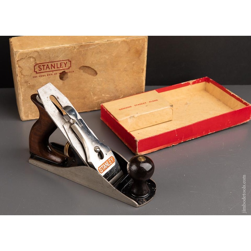 STANLEY No. 4 Smooth Plane Type 16 circa 1933-41 MINT in RARE Original Display Box * 91895