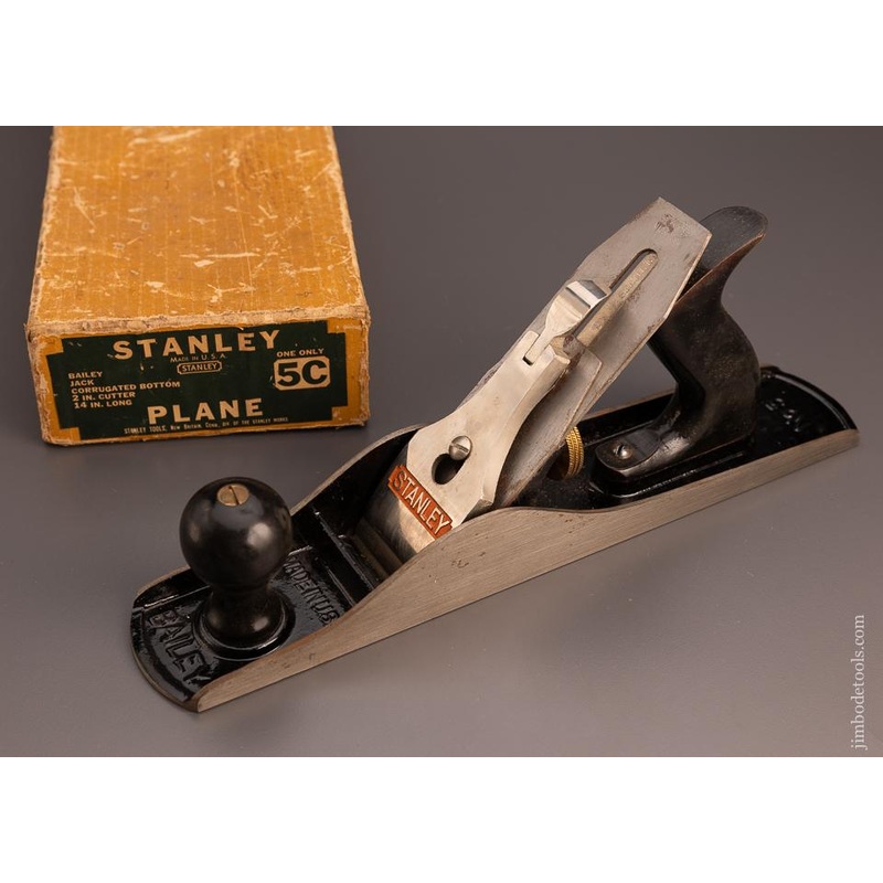 STANLEY No. 5C Jack Plane Near Mint in Original Box – 98387
