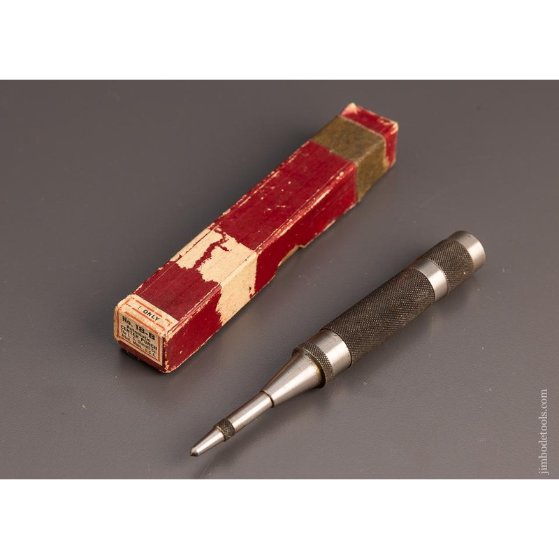 STARRETT No. 18-B Automatic Center Punch Mint in Box – 98291