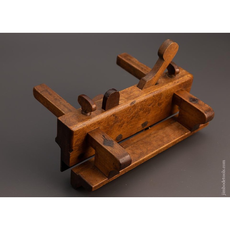 18th Century I. LINDENBERGER Yellow Birch Plow Plane Fine – EXCELSIOR 98575