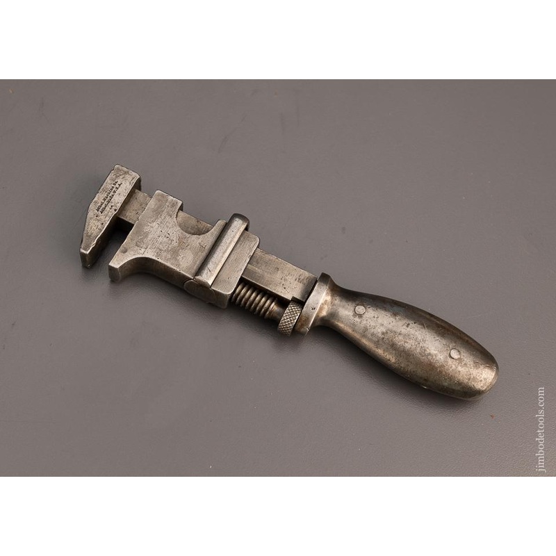 Rare ATHOL MACHINE CO. Push Button Quick Adjustable Wrench – 98548