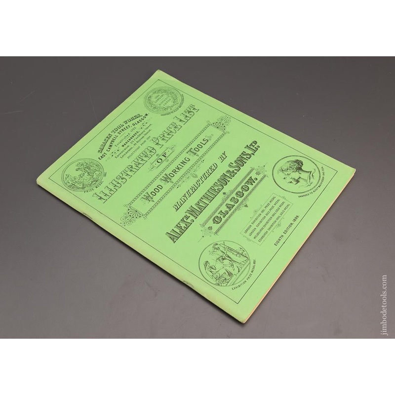 Reprint: MATHIESON & SONS, SARACEN TOOL WORKS Price List 1899 – 98599