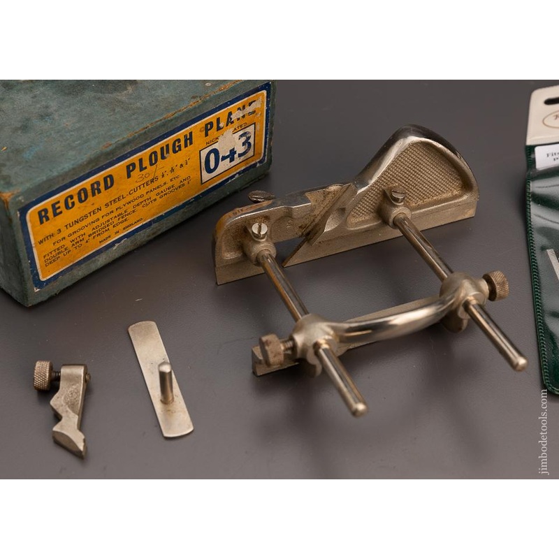 100% Complete! RECORD No. 043 Plough Plane in Original Box – 98694
