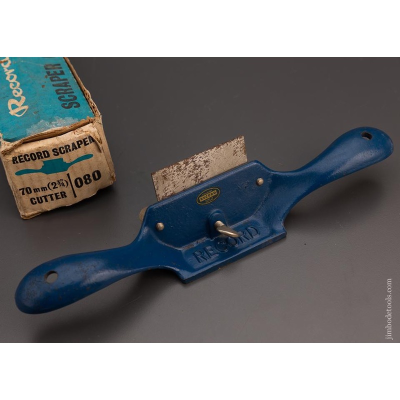 RECORD No. 080 Scraper Plane with Decal in Original Box – 98683