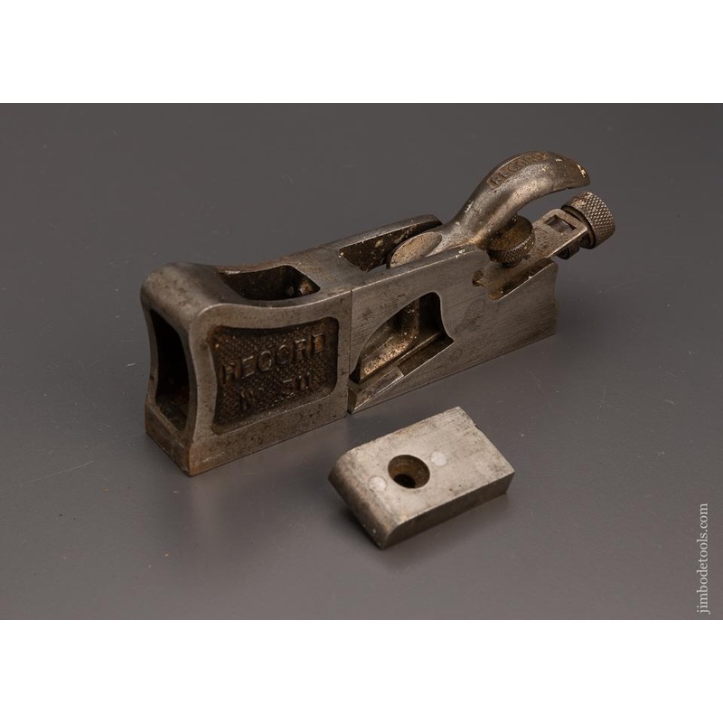 RECORD No. 311 Bull Nose Shoulder and Rabbet Plane with BOTH Noses! – 98655