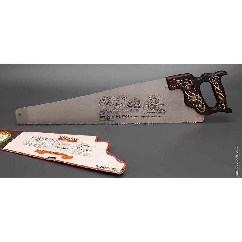 SANDVIK No. 288 Hand Saw Mint Unused – 99030