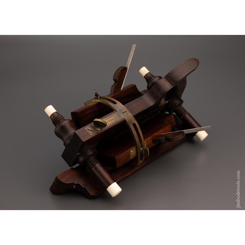 Spectacular Rosewood M.B. TIDEY Double Beveling Plane by JIM LEAMY – EXCELSIOR 98891 – AS OF JUNE 20
