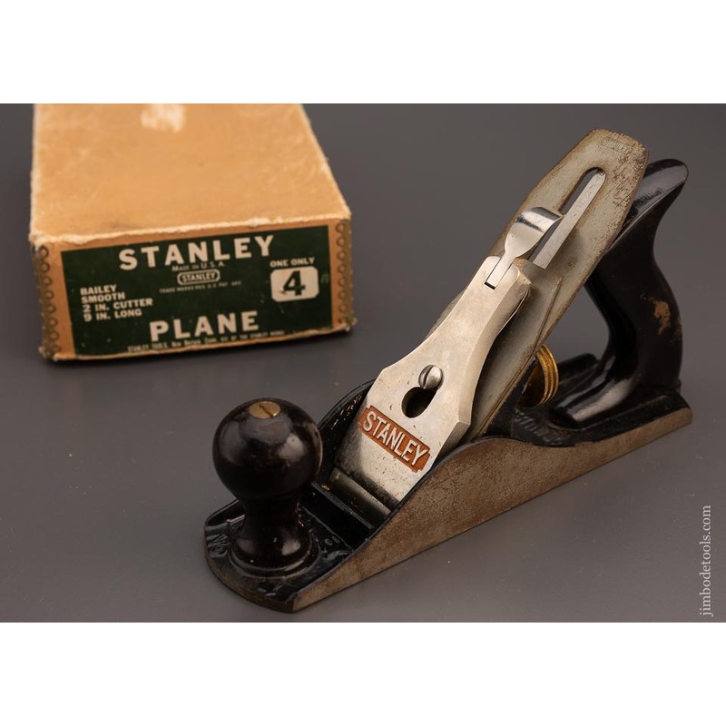 STANLEY No. 4 Smooth Plane in Original Box – 99001