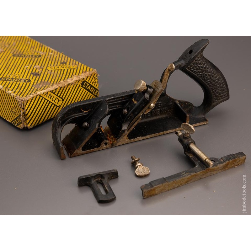 STANLEY No. 78 Duplex, Rabbet, and Filletster Plane 100% COMPLETE in Original Box – 98943
