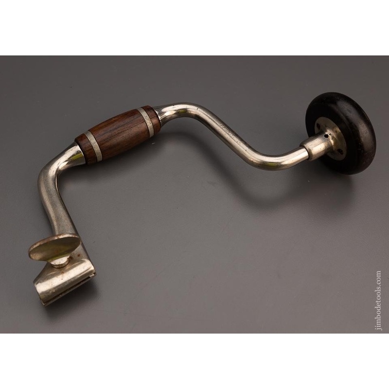 Stunning STANLEY No. 108 Spofford Brace in Full Nickel – 98858
