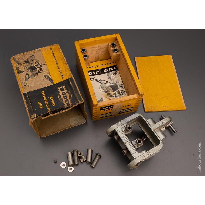 WODEN No. X190 Doweling Jig 100% Complete in Original Box – 98932