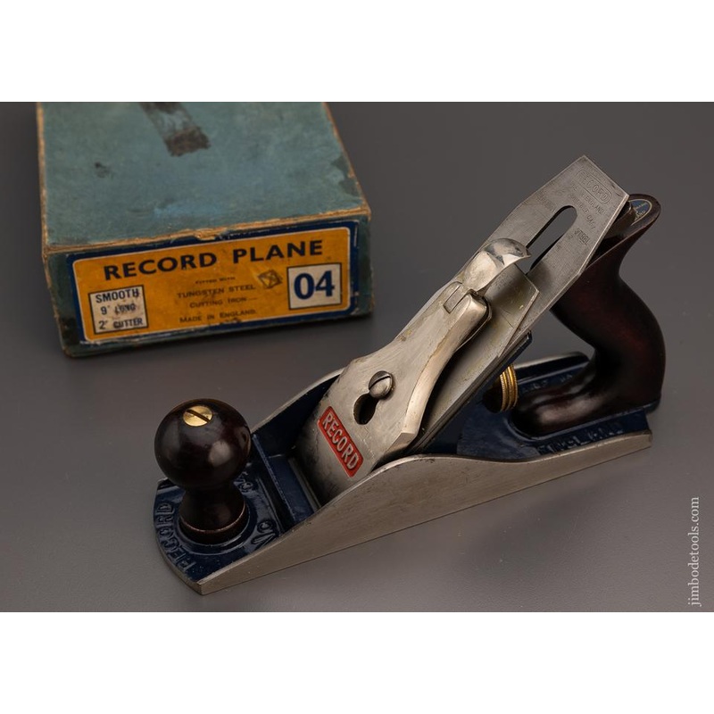 RECORD No. 04 Smooth Plane Near Mint in Box – 98945