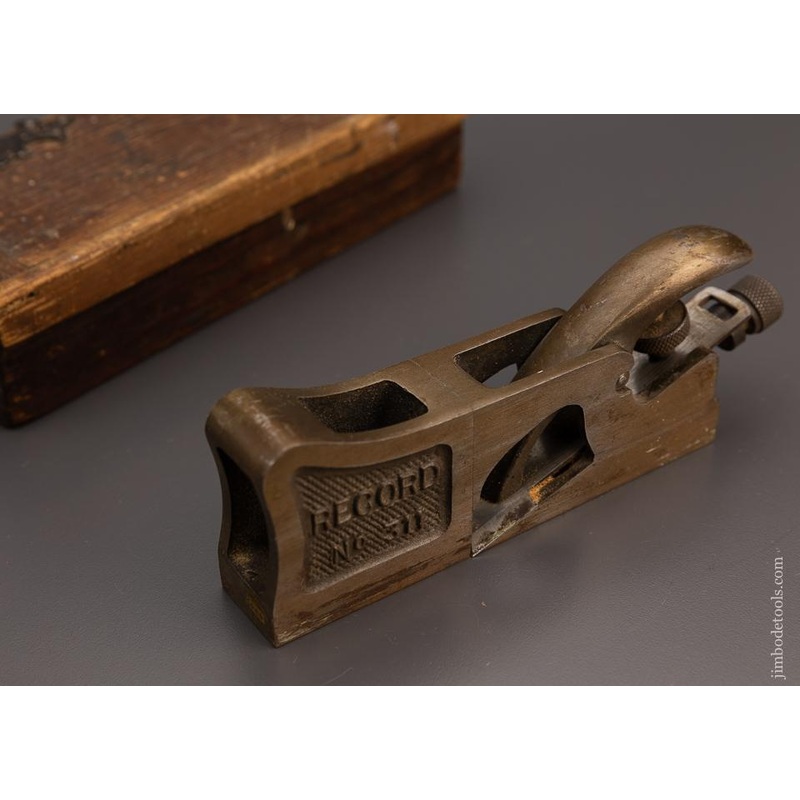 RECORD No. 311 Bull Nose Shoulder and Rabbet Plane in Custom Box – 98671