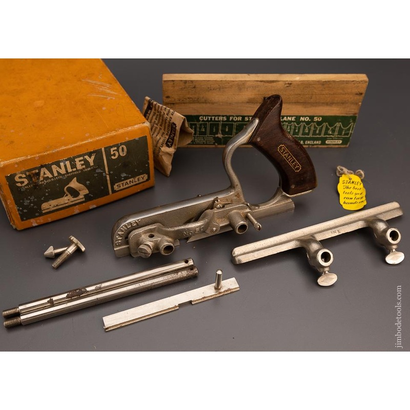STANLEY No. 50 Light Combination Plane in Original Box – 98668