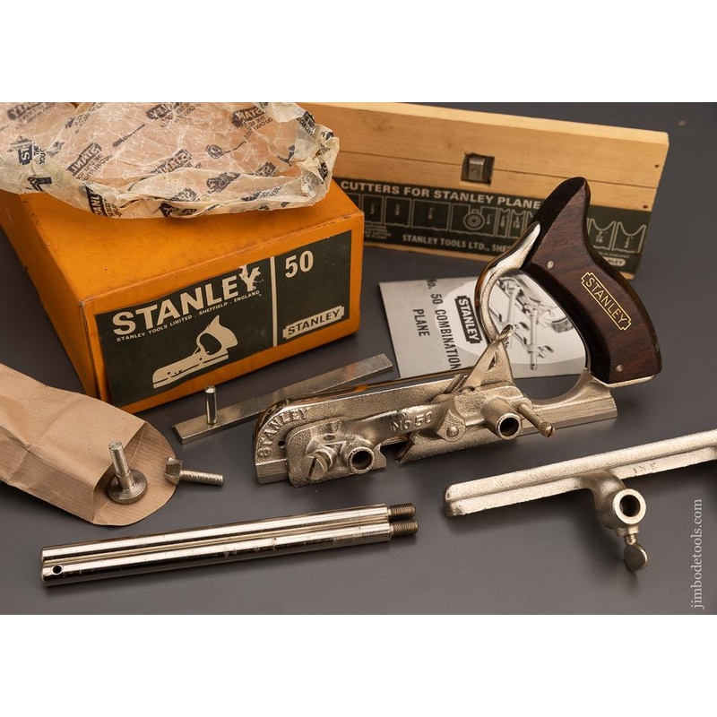STANLEY No. 50 Light Combination Plane in Original Box – 98686