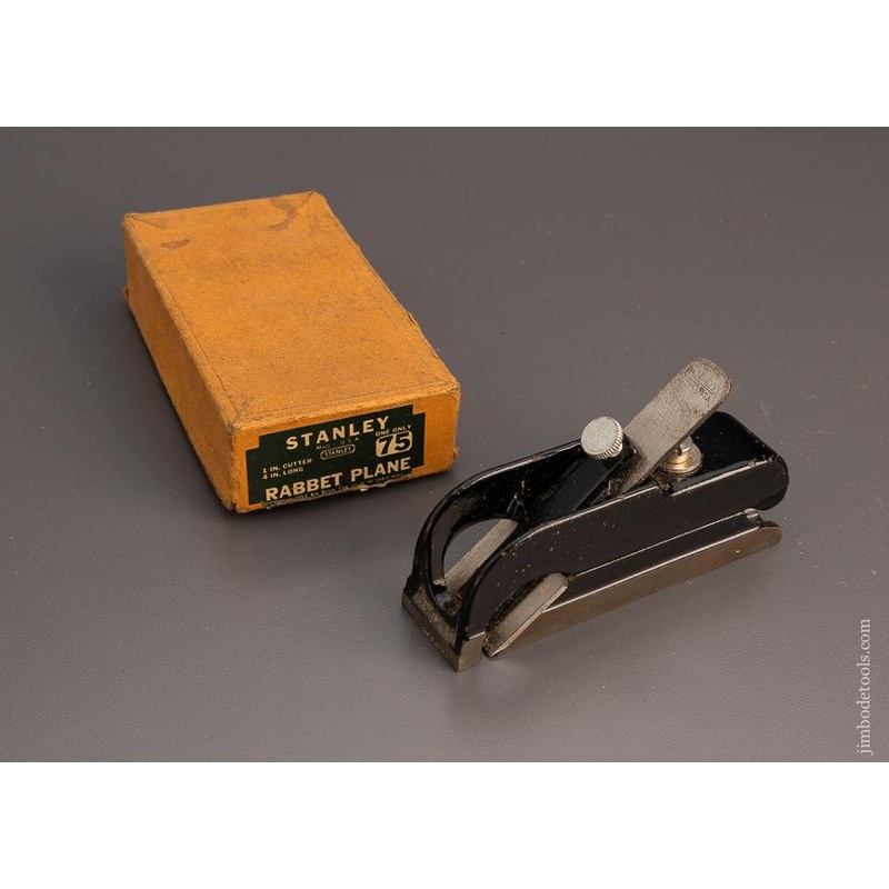 STANLEY No. 75 Bullnose Rabbet Plane in Original Box – 99273