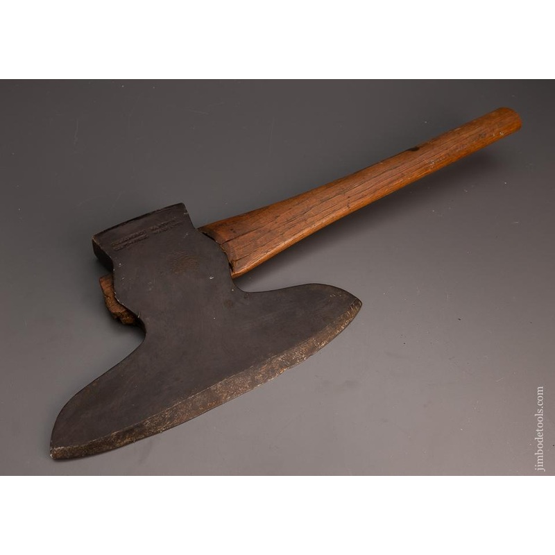 Stunning COLLINS HARTFORD Pre- Civil War Offset Single Bevel Hewing Axe – 99449