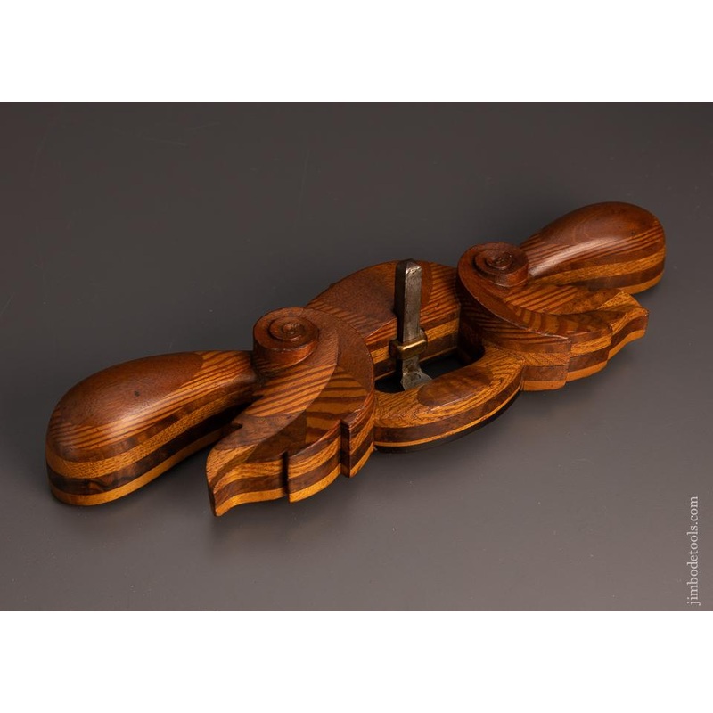 Stunning Hand Carved Router Plane – EXCELSIOR 99255