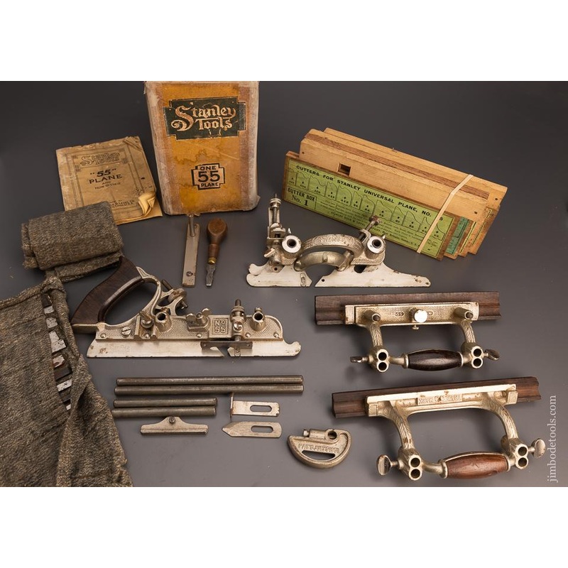 100% Complete and Near Mint STANLEY No. 55 Combination Plane – 99463 – AS OF AUG 4