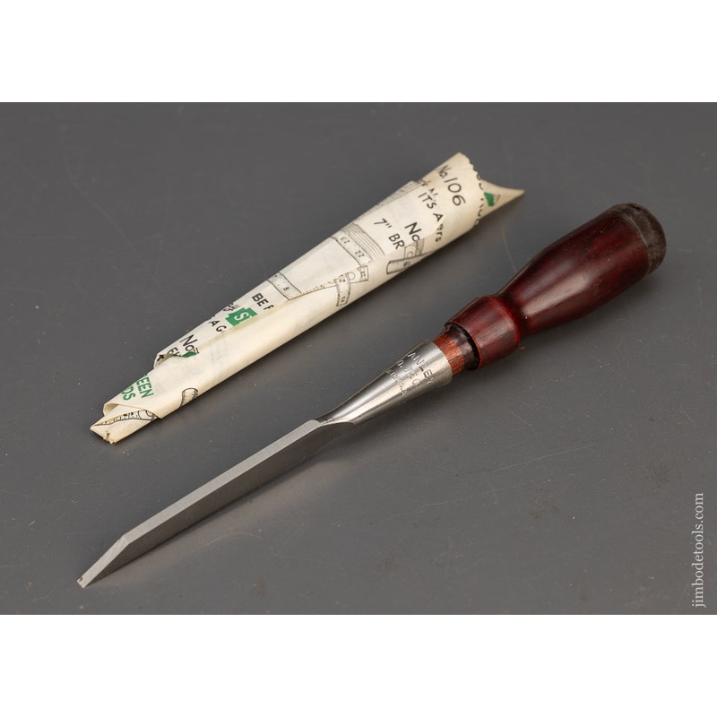 Rare Size 1/8 Inch STANLEY No. 750 Chisel Mint in Original Wrapper Unused – 115273