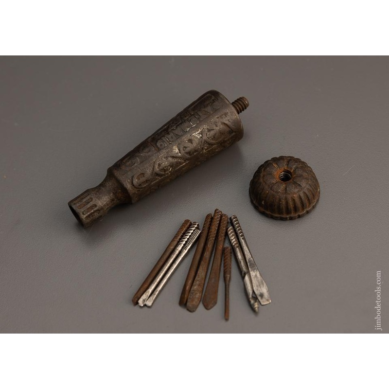 STANLEY No. 2 Excelsior Patented Tool Handle with 9 Bits – 99460