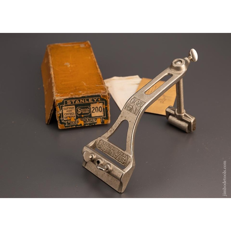 STANLEY No. 200 Cutter & Chisel Grinder Mint in Original Box – 99382