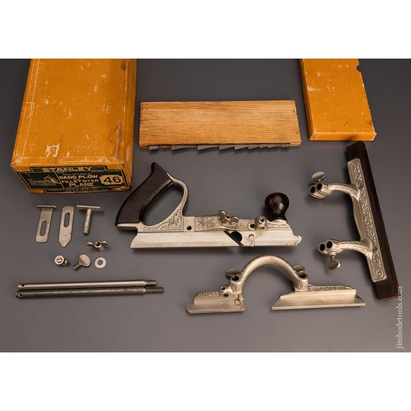 STANLEY No. 46 Skew Combination Plow and Filletster Plane Mint in Box – EXCELSIOR 99252 – AS OF AUG 5
