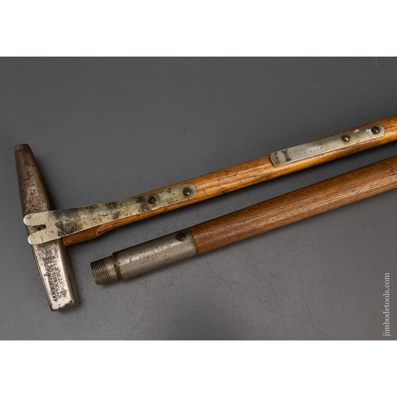 Signed 36 inch A. ROBERTSON Patent November 2, 1886 Bill Poster’s Hammer – 115339