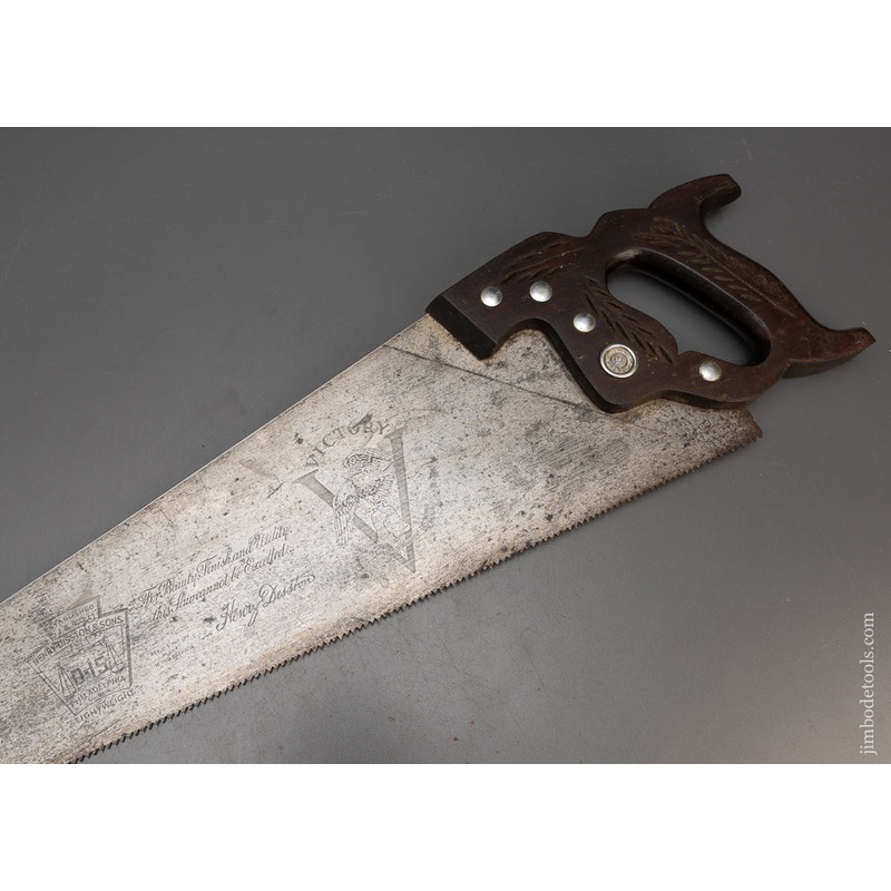 Top of the Line DISTON No. D-15 Rosewood Handled Hand Saw – 115410