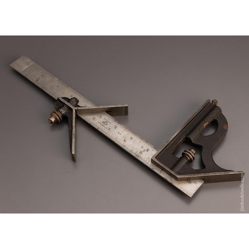 12 Inch L.S. STARRETT CO. Combination Square with Center Finder – 99371