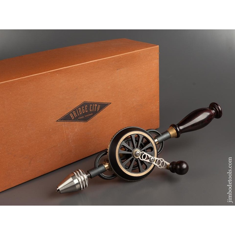 1998 BRIDGE CITY TOOL WORKS CT-6 Hand Drill MINT in Original Box — 78710