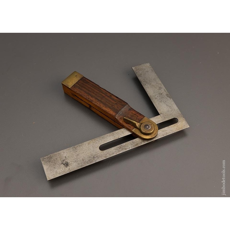 Rare STANLEY No. 24 Combination Try Square and Bevel – 99694