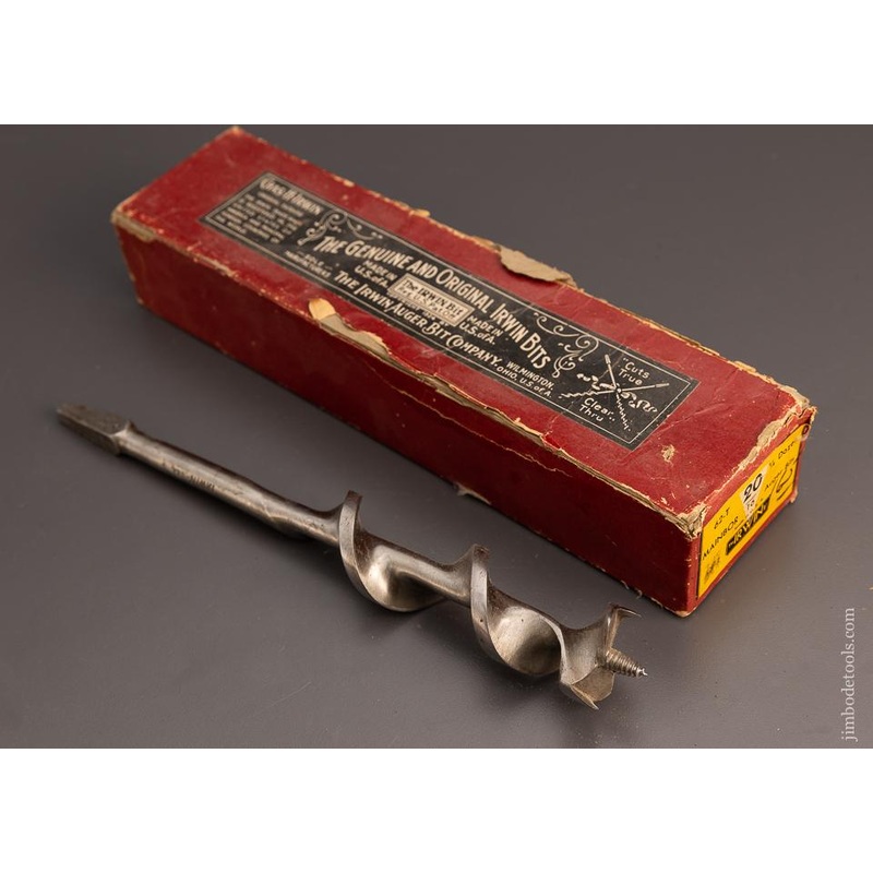 1 1/4 Inch IRWIN Auger Bit Mint in Box – 100058