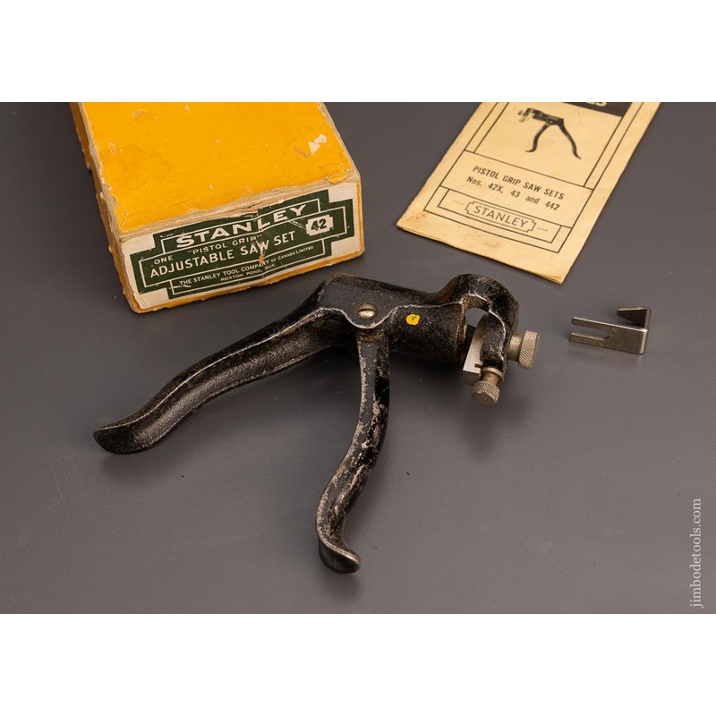 STANLEY No. 42X Adjustable Saw Set in Box – 99952