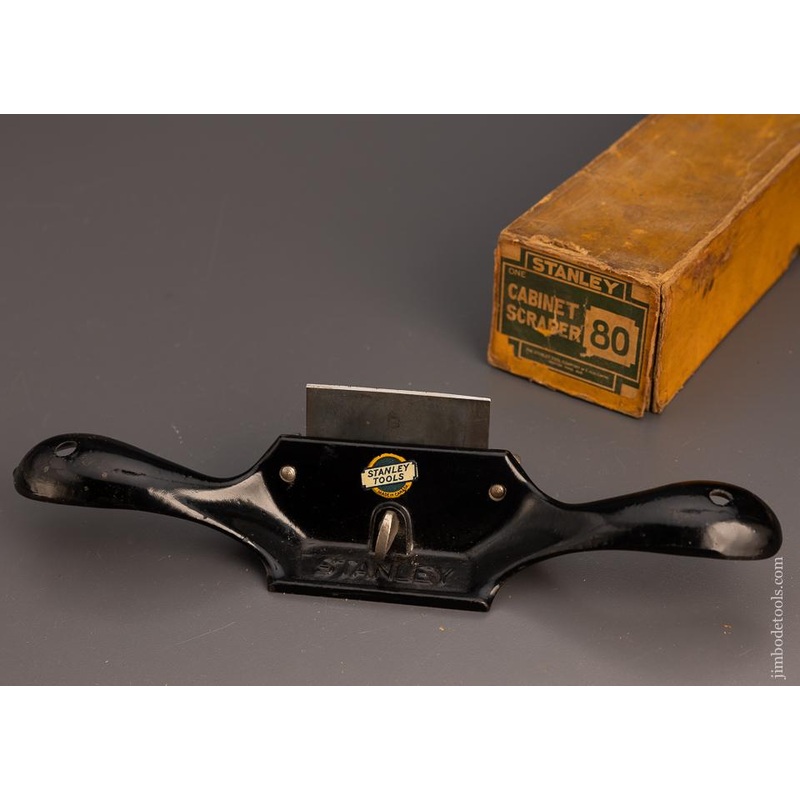 STANLEY No. 80 Cabinet Scraper Mint in Box with Decal – 100092