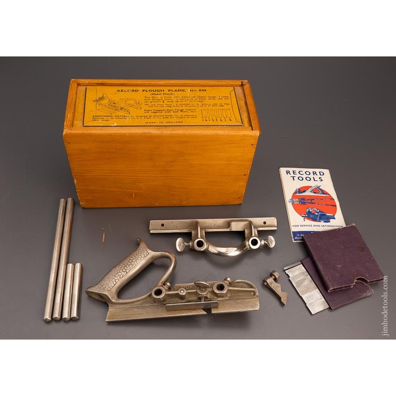 100% Complete RECORD No. 044 Plough Plane Mint in Custom Box – 98948