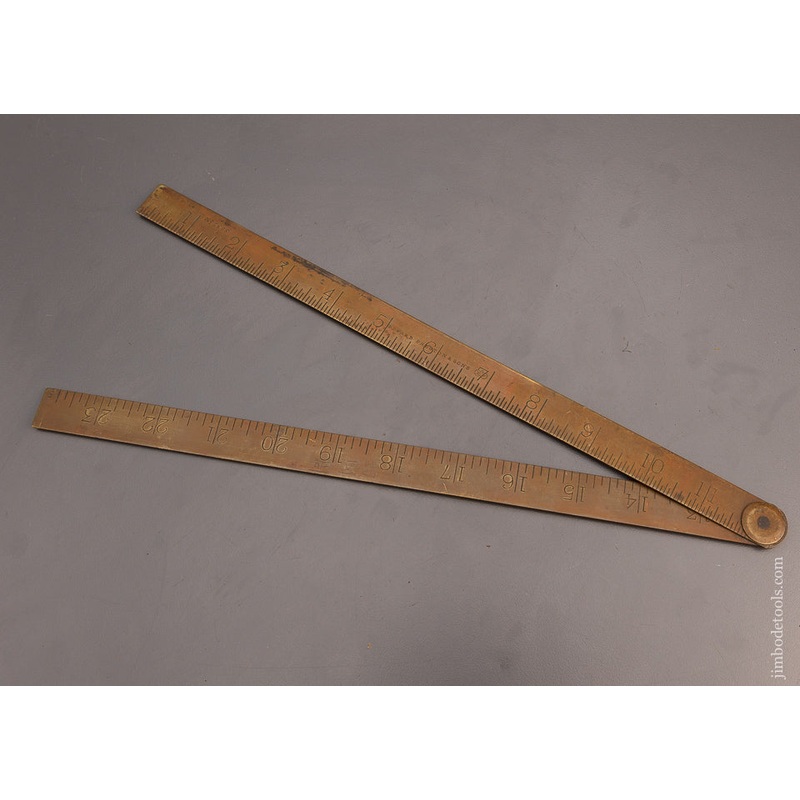 2 Foot Brass Blacksmiths Rule – 100238
