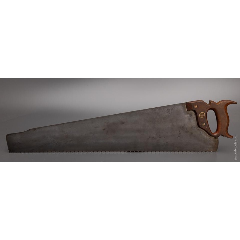 Rare CORNELIUS TENNY PATENT JAN. 1st 1884 Hand Saw – 100378