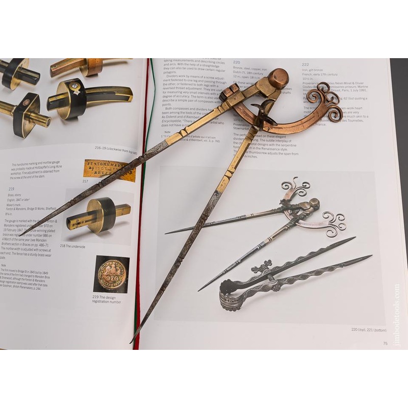 Remarkable 11 Inch Fancy Dutch Dividers Pictured in DAVID RUSSELLS Book – 100439