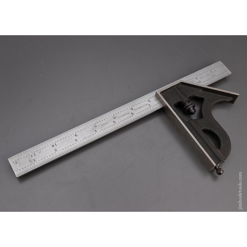 12 Inch STARRETT Combination Square Near Mint – 100773