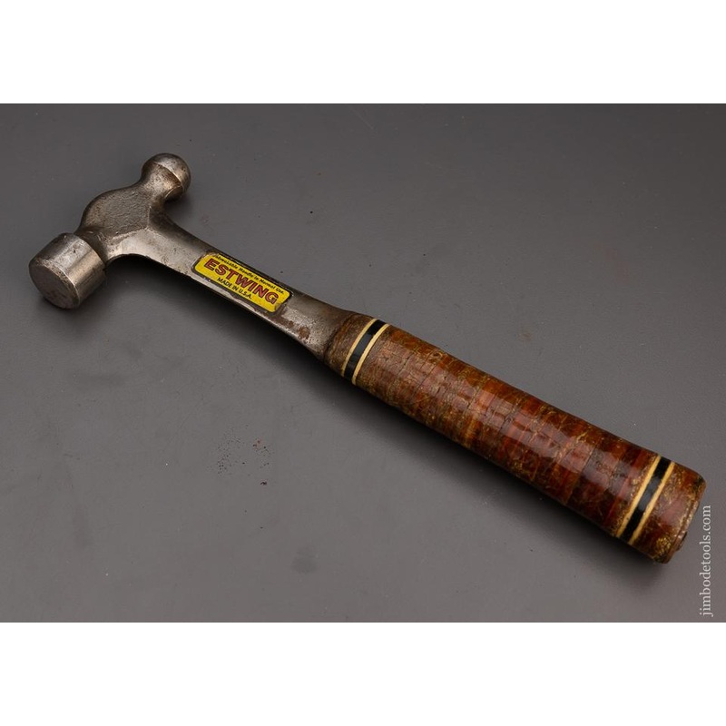 Rare 12 Ounce ESTWING Leather Ball Peen Hammer with Label – 100810
