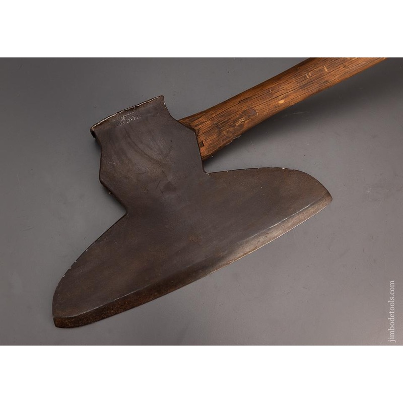Rare Conrad & Walton Offset Single Bevel Broad Axe – 100700