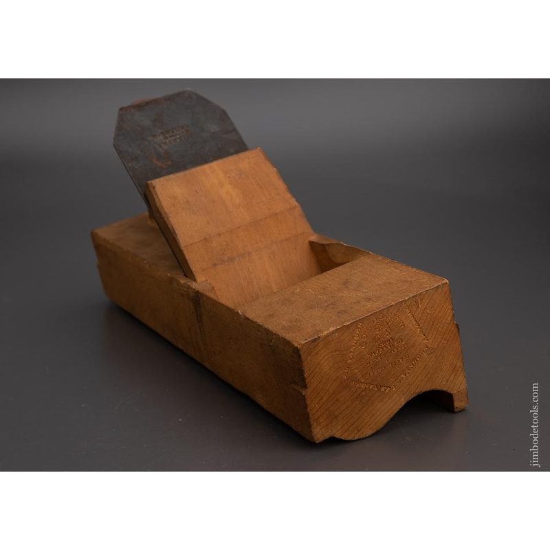 Superb 4 1/2 Inch Crown Moulding Plane by GOLDSMITH PHILA. Eagle Logo – EXCELSIOR 100755