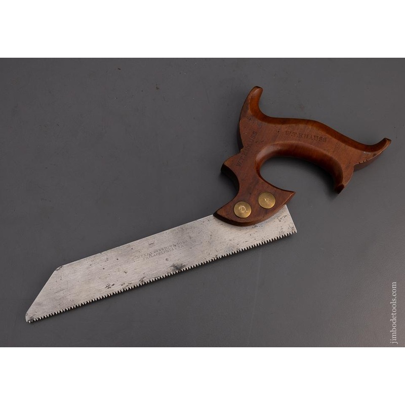 Rare & Fine HENRY DISSTON No. 1 Pattern Makers Saw – 100819