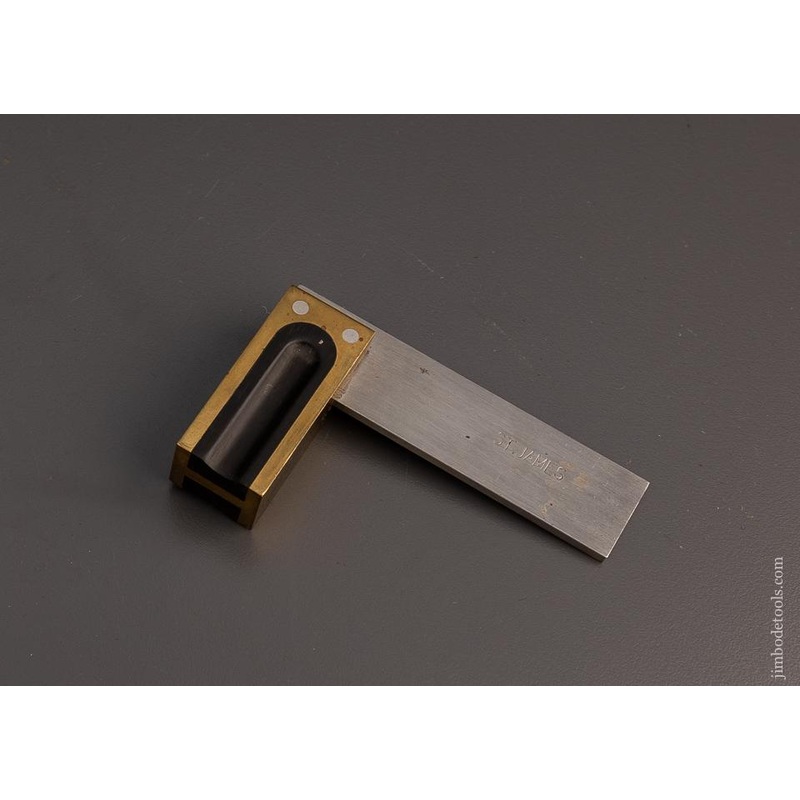 Spectacular ST. JAMES BAY Ebony 2 1/4 Inch Try Square – EXCELSIOR 100920